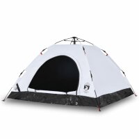vidaXL Campingzelt 5 Personen Weiß...