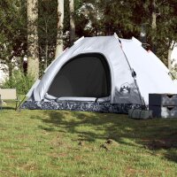 vidaXL Campingzelt 5 Personen Weiß Verdunkelungsstoff Quick Release