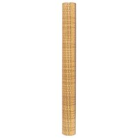 vidaXL Balkon-Sichtschutz Hellbraun 500x100 cm Poly Rattan