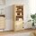 vidaXL Highboard Corona 74x38x170 cm Massivholz Kiefer