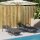 vidaXL Sonnenliege mit Auflage Grau 60x199x42 cm Poly Rattan