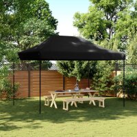 vidaXL Partyzelt Faltbar Pop-Up Schwarz 410x279x315 cm