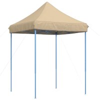 vidaXL Partyzelt Faltbar Pop-Up Beige 200x200x306 cm