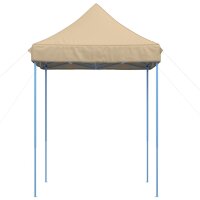 vidaXL Partyzelt Faltbar Pop-Up Beige 200x200x306 cm