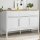 vidaXL Sideboard FLORO Wei&szlig; 114x43x74 cm Massivholz Kiefer