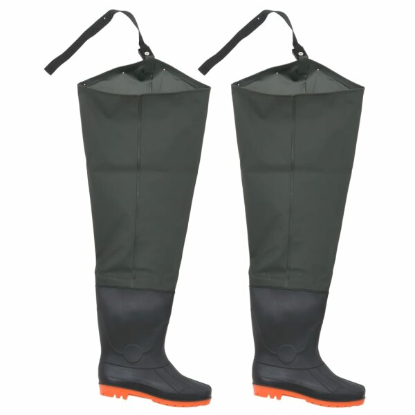 vidaXL Watstiefel Dunkelgr&uuml;n Gr. 39