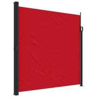 vidaXL Seitenmarkise Ausziehbar Rot 200x500 cm