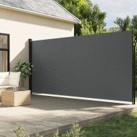 vidaXL Seitenmarkise Ausziehbar Anthrazit 220x500 cm