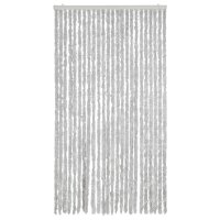 vidaXL Fliegenvorhang Grau 100x220 cm Chenille