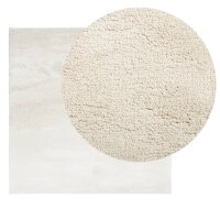 vidaXL Teppich OVIEDO Kurzflor Beige 160x160 cm