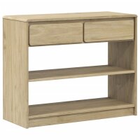 vidaXL Konsolentisch SAUDA Eiche-Optik 89,5x36,5x73 cm...