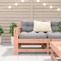 vidaXL Gartensofa mit Armlehne und Kissen Massivholz Douglasie