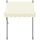 vidaXL Markise Einziehbar Creme 150x150 cm Stoff und Stahl