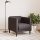vidaXL Sessel Dunkelbraun Stoff