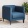 vidaXL Sessel Blau Stoff