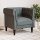 vidaXL Chesterfield-Sessel Dunkelgrau Stoff