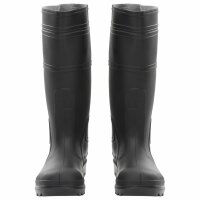 vidaXL Gummistiefel Schwarz Gr&ouml;&szlig;e 39 PVC