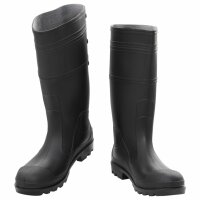 vidaXL Gummistiefel Schwarz Gr&ouml;&szlig;e 46 PVC