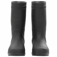 vidaXL Gummistiefel Schwarz Gr&ouml;&szlig;e 38 PVC