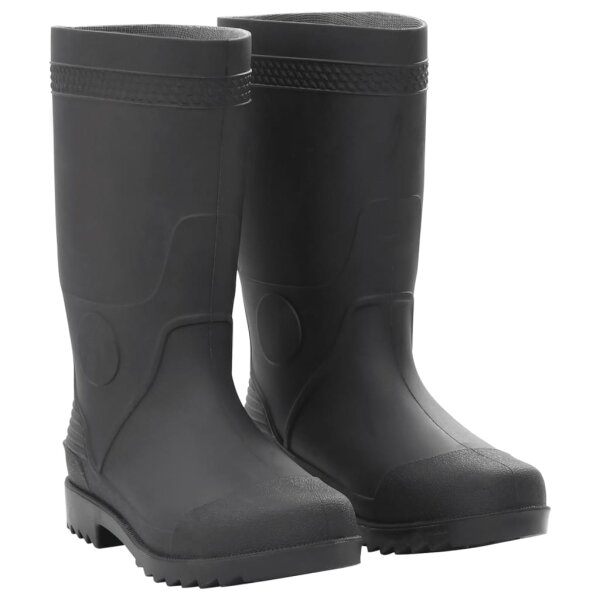 vidaXL Gummistiefel Schwarz Gr&ouml;&szlig;e 40 PVC