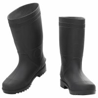 vidaXL Gummistiefel Schwarz Gr&ouml;&szlig;e 40 PVC