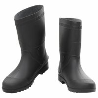 vidaXL Gummistiefel Schwarz Gr&ouml;&szlig;e 44 PVC