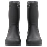 vidaXL Gummistiefel Schwarz Gr&ouml;&szlig;e 44 PVC