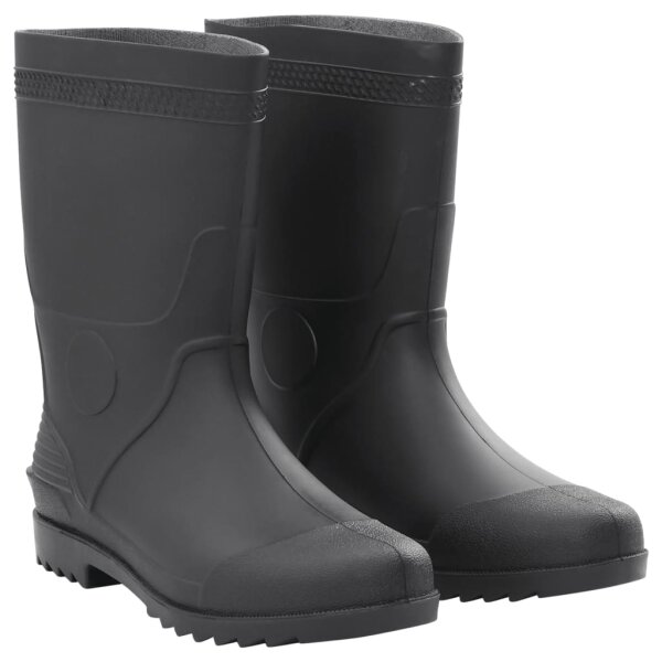 vidaXL Gummistiefel Schwarz Gr&ouml;&szlig;e 46 PVC