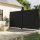 vidaXL Seitenmarkise Ausziehbar Schwarz 200x600 cm