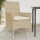 vidaXL Gartenst&uuml;hle mit Kissen 2 Stk. Beige Poly Rattan