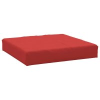 vidaXL Palettenkissen Rot 60x60x8 cm Oxford-Gewebe