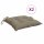 vidaXL Stuhlkissen 2 Stk. Taupe 40x40x7 cm Oxford-Gewebe