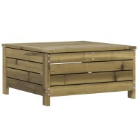 vidaXL Gartenhocker 62x63,5x32 cm Kiefernholz Impr&auml;gniert