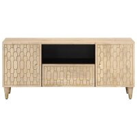 vidaXL TV-Schrank 105x33x46 cm Massivholz Mango