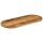 vidaXL Tischplatte 140x50x2,5 cm Oval Raues Massives Mangoholz