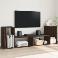 vidaXL TV-Schr&auml;nke 2 Stk. Braun Eichen-Optik 75x30x50 cm Holzwerkstoff