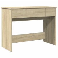 vidaXL Schminktisch mit Spiegel Sonoma-Eiche 100x45x76 cm