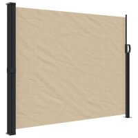 vidaXL Seitenmarkise Ausziehbar Beige 170x300 cm