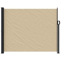 vidaXL Seitenmarkise Ausziehbar Beige 170x300 cm