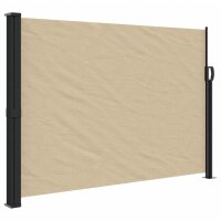 vidaXL Seitenmarkise Ausziehbar Beige 140x600 cm