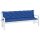 vidaXL Gartenbank-Auflagen 2 Stk. Blau 200x50x7 cm Oxford-Gewebe