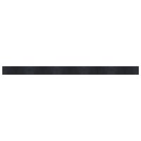 vidaXL Teppich Rechteckig Schwarz 60x1000 cm Bambus