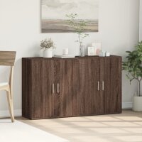 vidaXL Sideboards 2 Stk. Braun Eichen-Optik 60x31x70 cm Holzwerkstoff