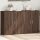 vidaXL Sideboards 2 Stk. Braun Eichen-Optik 60x31x70 cm Holzwerkstoff