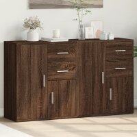 vidaXL Sideboards 2 Stk. Braun Eichen-Optik 60x31x70 cm Holzwerkstoff