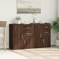 vidaXL Sideboards 2 Stk. Braun Eichen-Optik 60x31x70 cm Holzwerkstoff