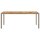 vidaXL Gartentisch mit Akazienholz-Platte Grau 190x90x75cm Poly Rattan