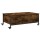 vidaXL Couchtisch mit Rollen R&auml;uchereiche 91x55x34 cm Holzwerkstoff