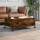 vidaXL Couchtisch mit Rollen R&auml;uchereiche 91x55x34 cm Holzwerkstoff