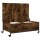 vidaXL Couchtisch mit Rollen R&auml;uchereiche 91x55x34 cm Holzwerkstoff